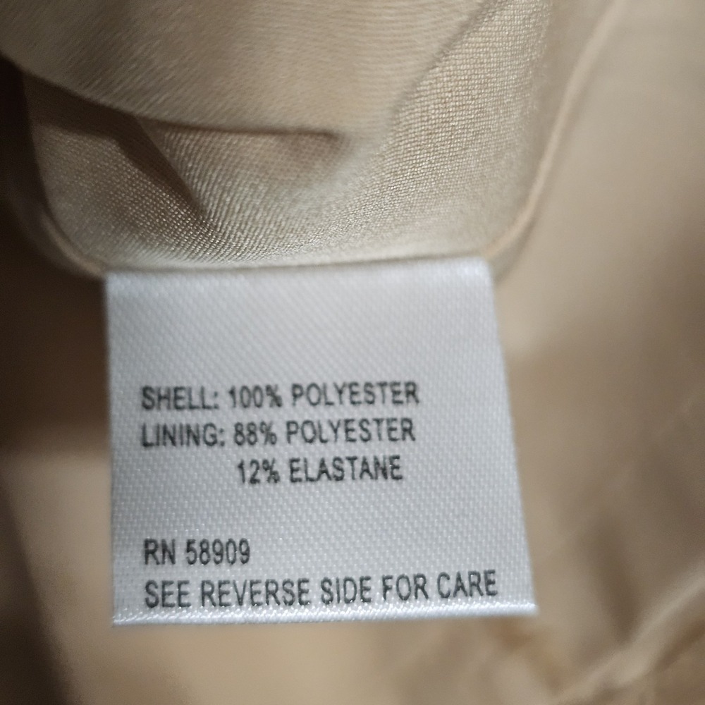 Chelsea & Violet Women Top Blouse Size 10 Fits Medium Brown Nude Sweetheart New - Picture 5 of 8